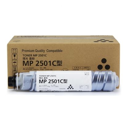 Sampel pesanan tersedia untuk pengujian Ricoh MP2501C kartu toner hitam untuk MP2014 MP2001 MP2501 Kopia