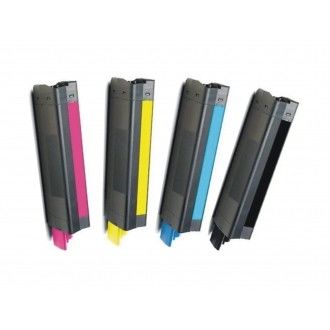 Kartrid Toner OKI Kompatibel dengan OKIDATA C810 Hitam Cyan Magenta Kuning High Page Yield 8000 Page ISO SGS Certified