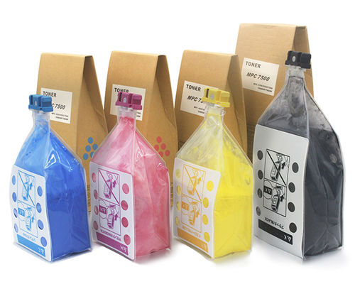 Ricoh Toner Cartridge untuk MPC7500 Aficio MPC6000/C6001/C6501/C6501SP/C7500 Printer Bahan baku Kelas AAA 18 Bulan Langsung